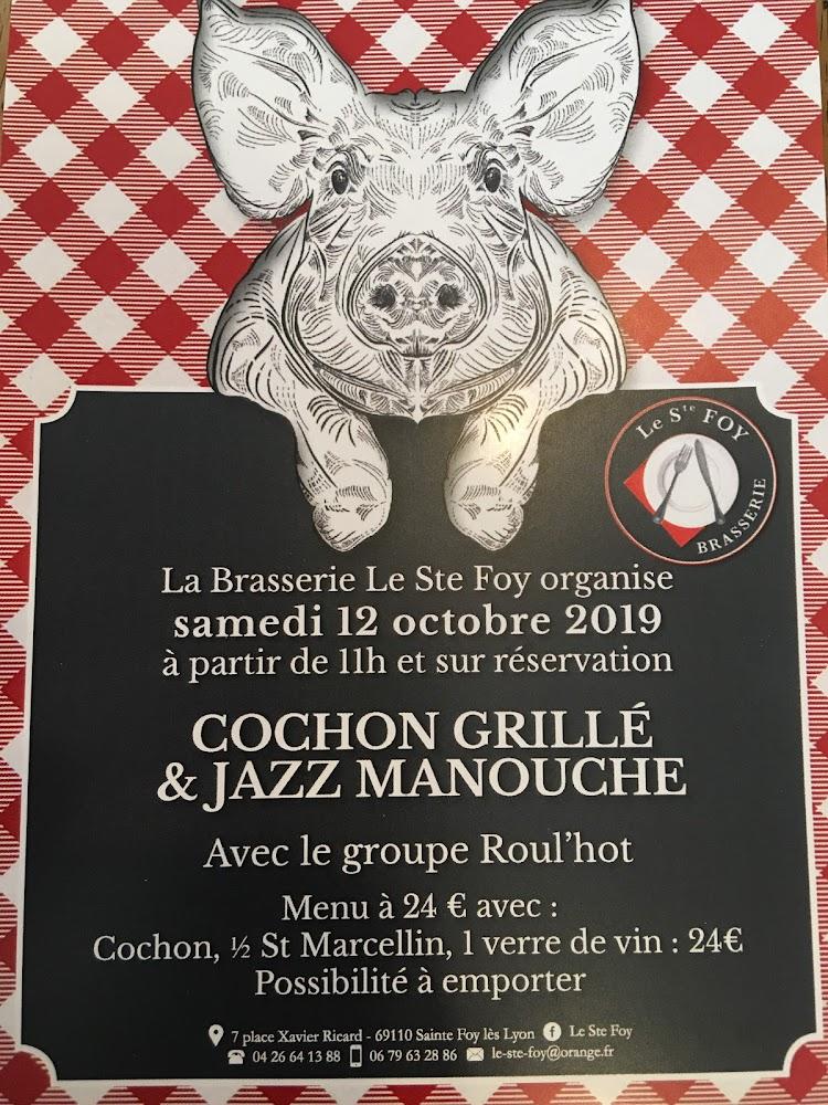 Brasserie le Ste Foy - Menu Image 2